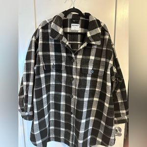 COPY - Black Buffalo Plaid Shacket 3X